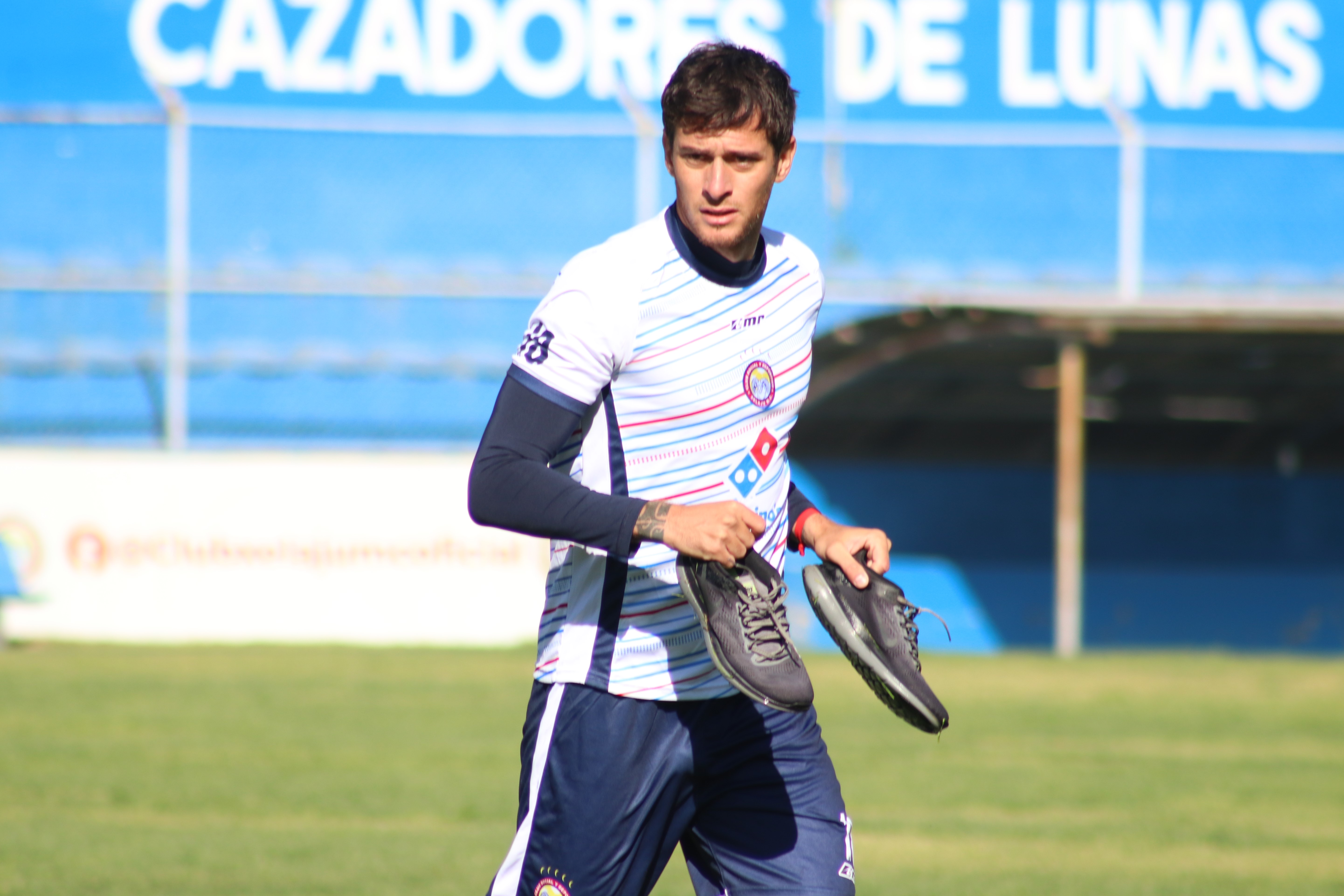 El uruguayo, Darío Ferreira,  llegó este torneo a Xelajú con la finalidad de reforzar la defensa. (Foto Prensa Libre: Raúl Juárez)