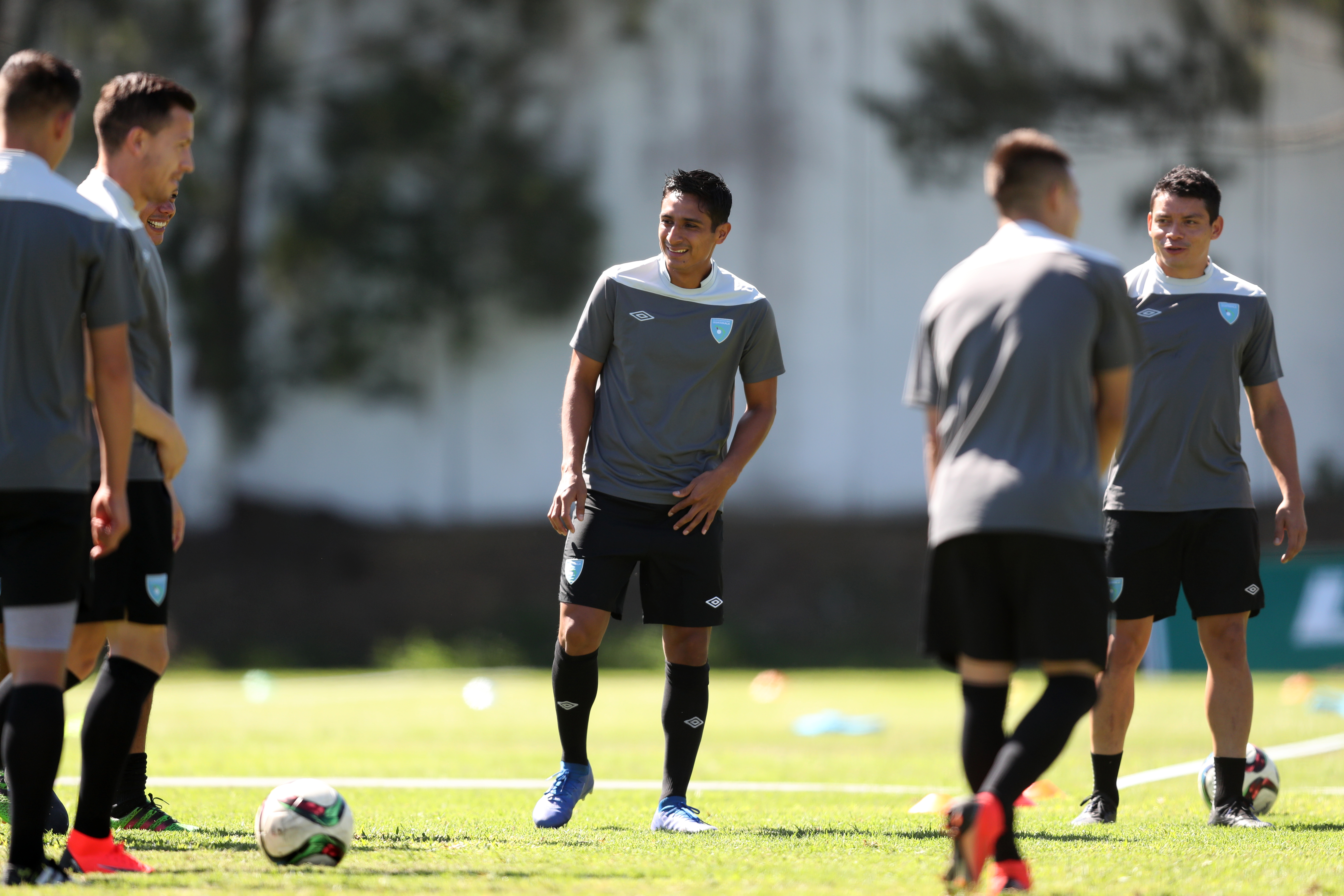Marlon Renato Sequén, realiza un entrenamiento con Selección Nacional, este martes en el Proyecto Goal. (Foto Prensa Libre: Francisco Sánchez).