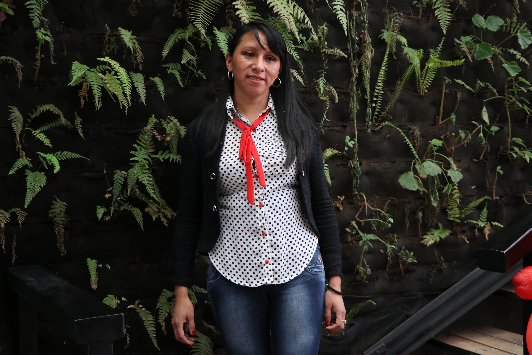 Exbecaria de Israel  Silvia Sac emprendió en Quetzaltenango con una técnica de agricultura que no se utilizaba en el país. (Foto Prensa Libre: María Longo)