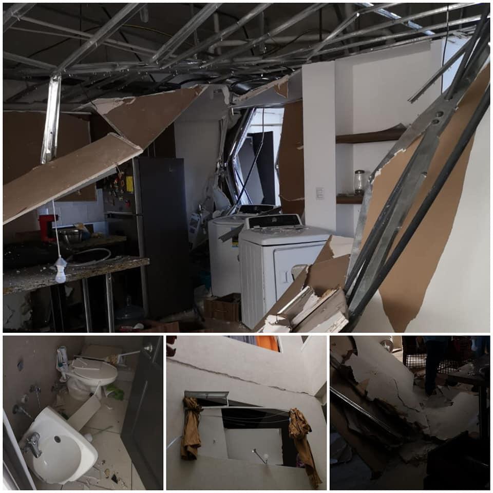 La explosión en un apartamento del Condominio Santa María Las Charcas dejó dos personas heridas. (Foto Prensa Libre: Hemeroteca PL)