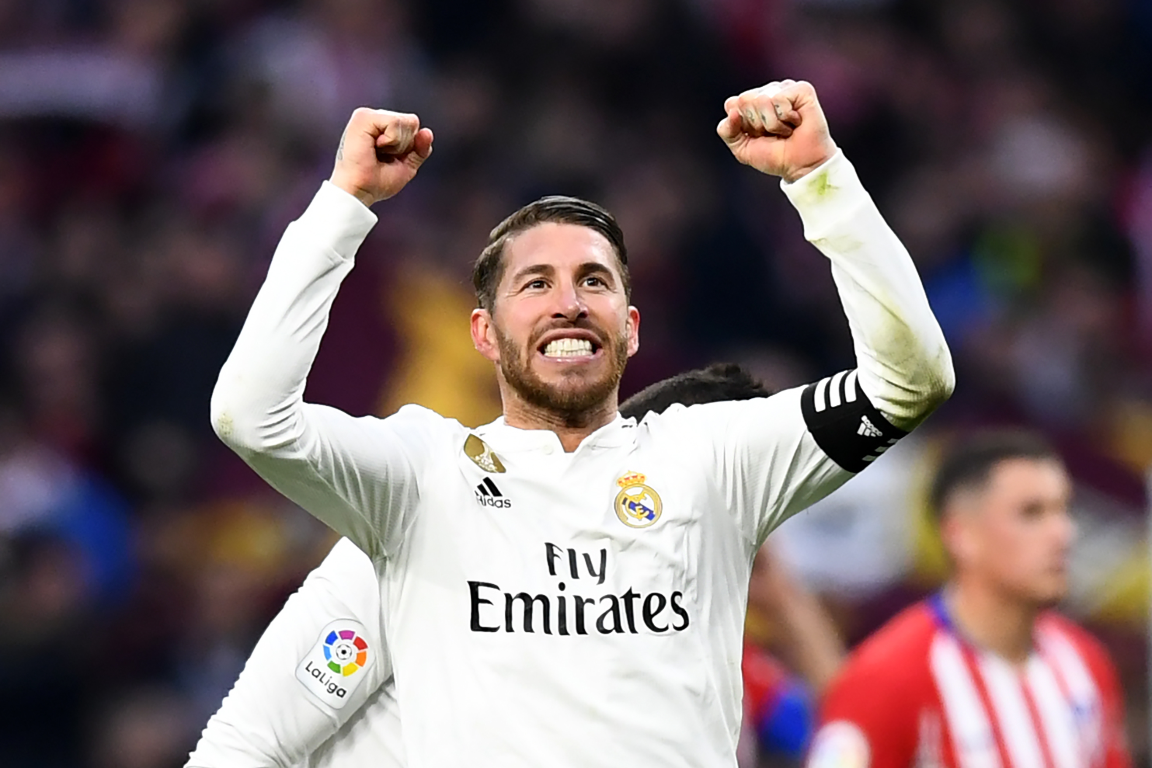 Sergio Ramos jugará su partido 600 con el Real Madrid en el duelo contra el Ajax. (Foto Prensa Libre: AFP).