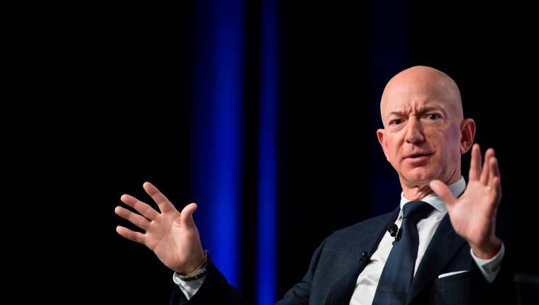 Jeff Bezos, fundador de Amazon. (Foto Prensa Libre: AFP)
