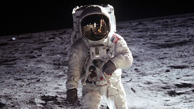La teoría de que el hombre en realidad no llegó a la Luna es una de las más extendidas. (Foto Prensa Libre: Getty Images)