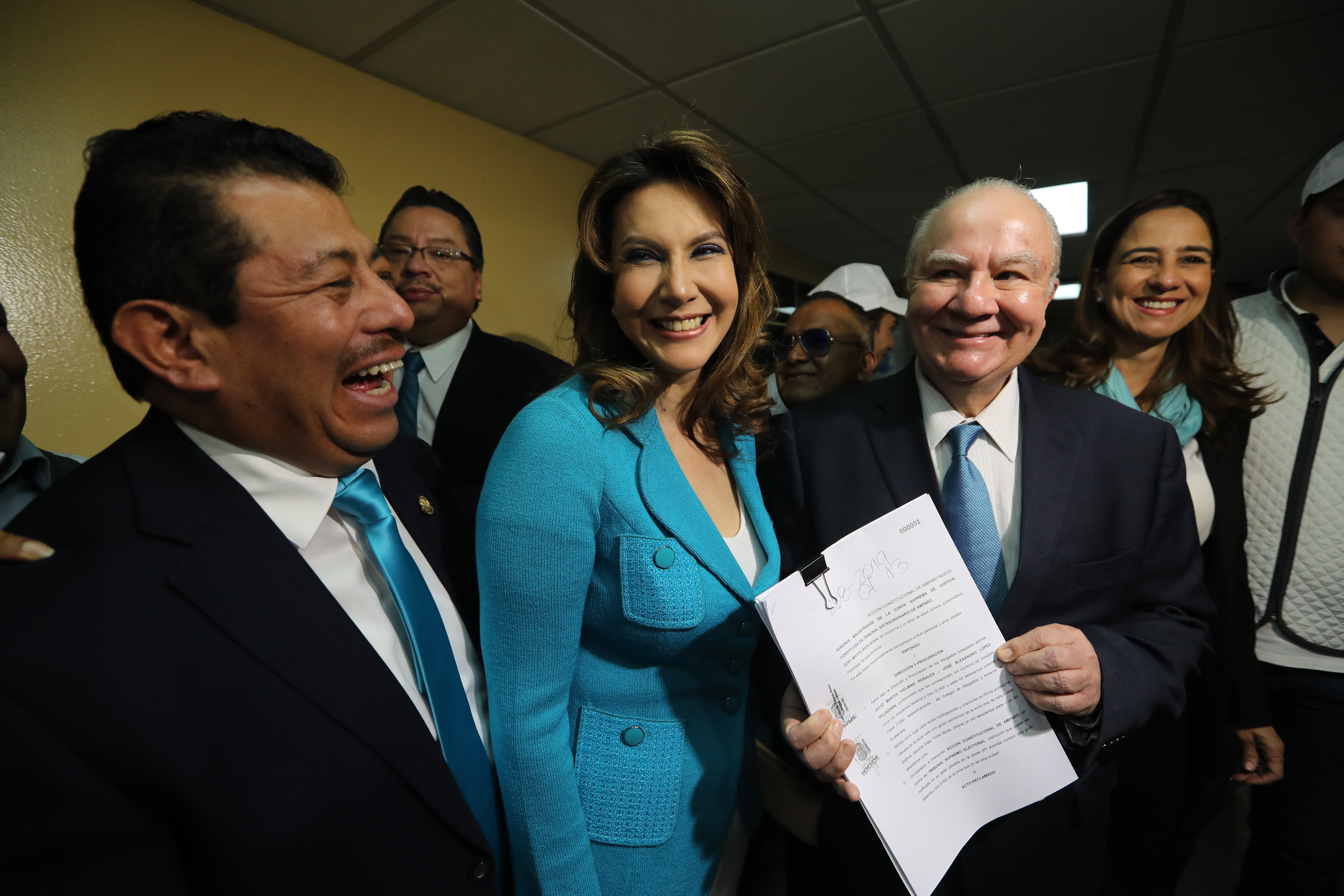 Zury Ríos fue amparada por la Corte Suprema de Justicia para participar en la contienda electoral. (Foto Prensa Libre: Hemeroteca PL)

