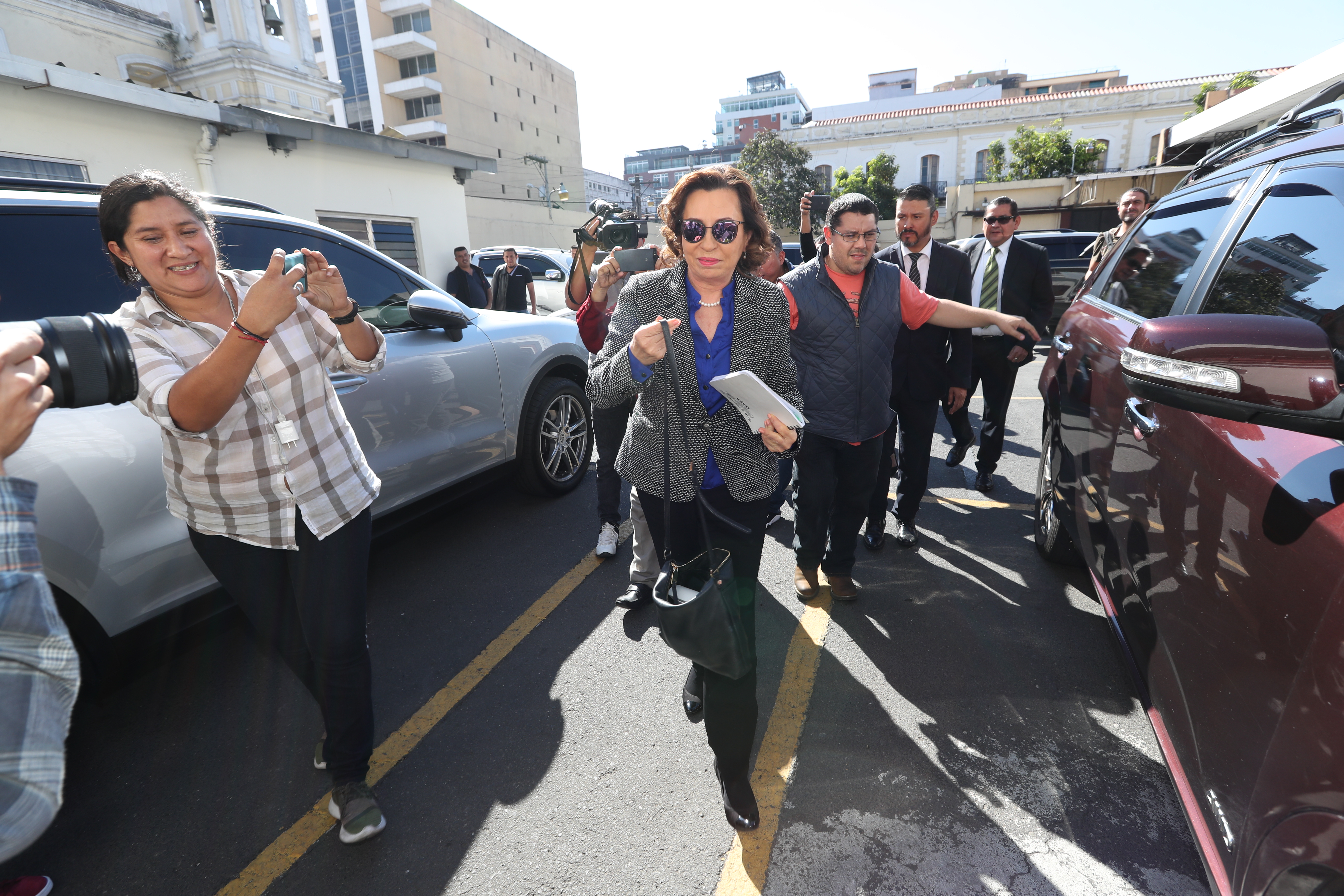 Sandra Torres acusa a Thelma Aldana, exjefa del MP, de estar detrás del caso para allanar el camino a la Presidencia. (Foto Prensa Libre: Hemeroteca PL)