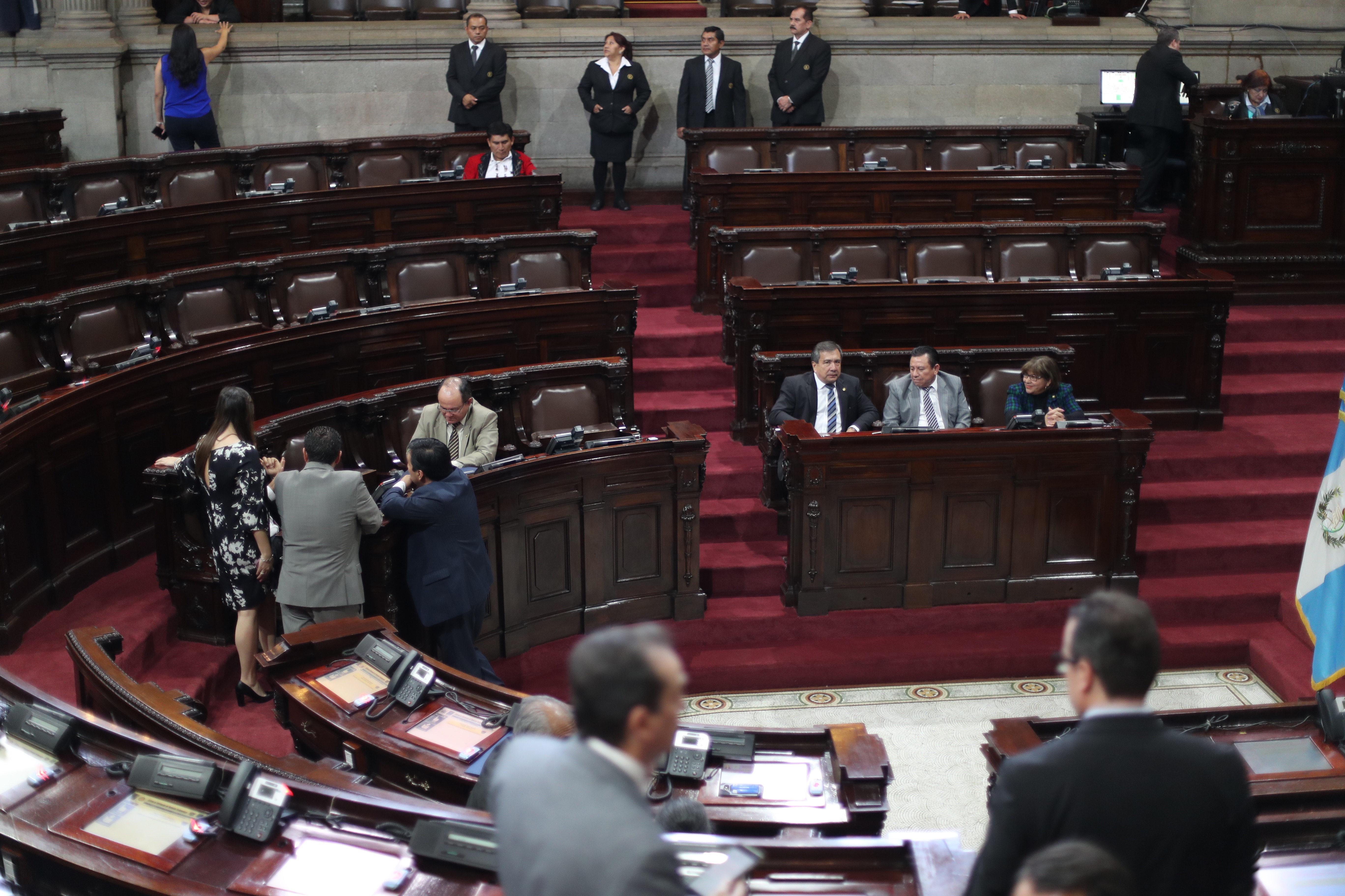 El Congreso celebrará este miércoles una sesión plenaria donde se podría discutir en segundo debate las reformas a la Ley Nacional de Reconciliación. (Foto Prensa Libre: Érick Ávila)