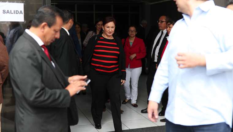 Thelma Aldana será proclamada candidata presidencial el próximo domingo.  (Foto Prensa Libre: Hemeroteca PL)