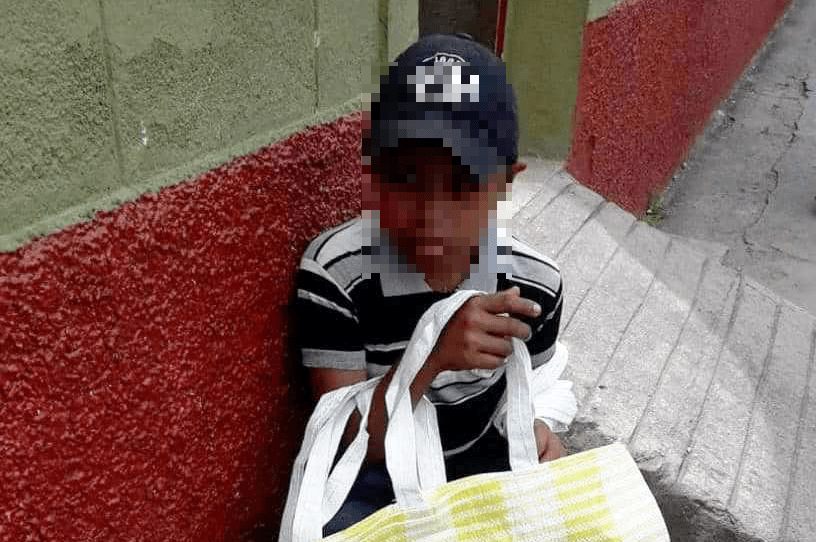 El menor ha sido en varios municipios de Chiquimula, donde afirma que es víctima de asalto. (Foto Prensa Libre: Mario Morales).