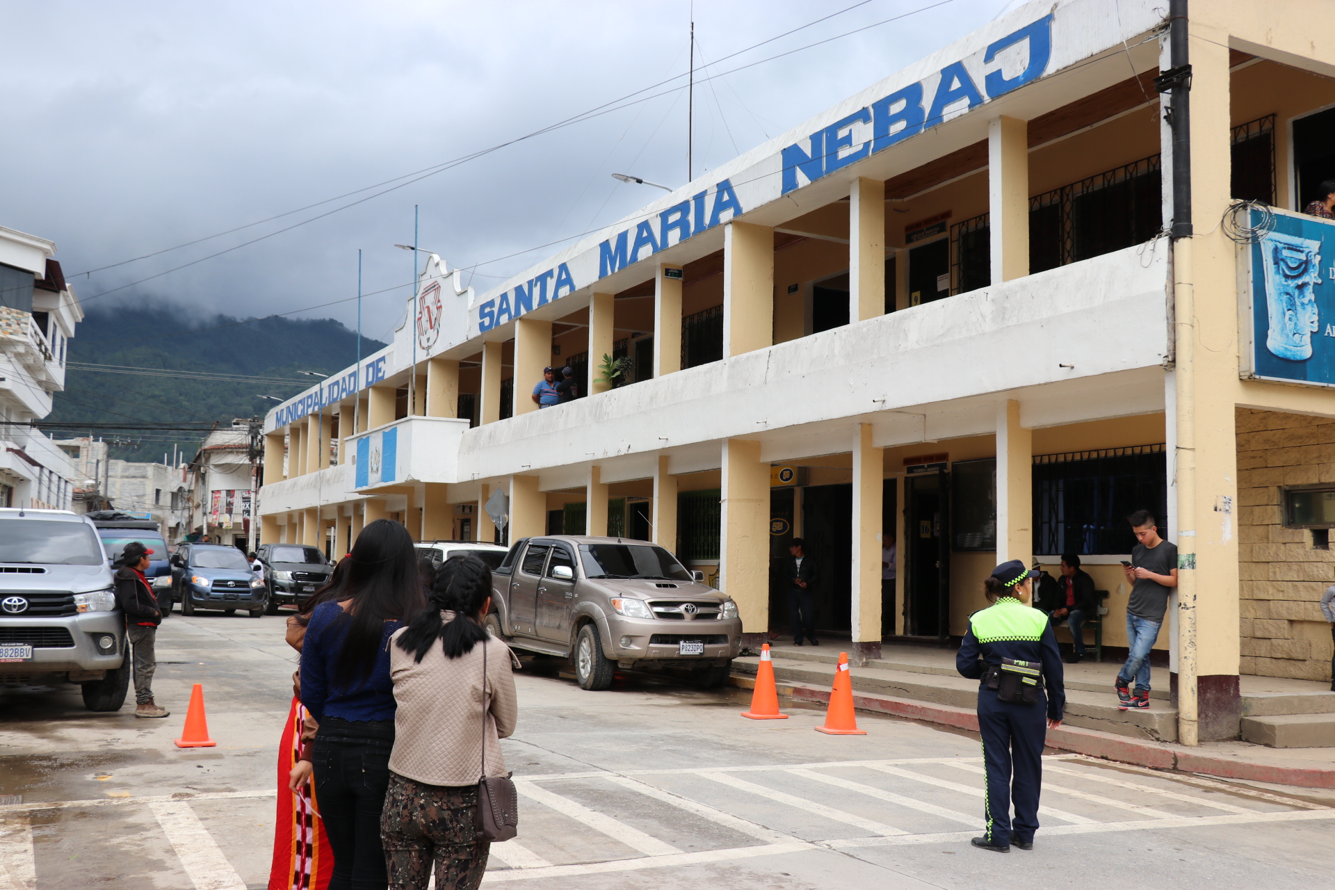 Municipalidad de Nebaj, Quiché, donde desempeña el cargo Pedro Raymundo Cobo. (Foto Prensa Libre: Héctor Cordero). 

