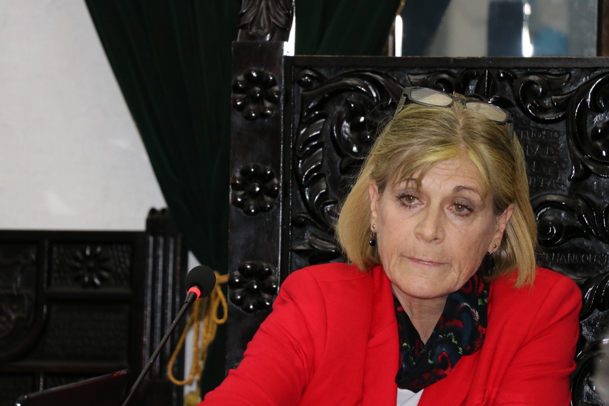 Susana Asencio, alcaldesa de Antigua Guatemala. (Foto Prensa Libre: Hemeroteca PL)