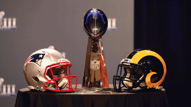 Los Patriots representan la experiencia y la tradición, y los Rams son la juventud y el cambio. (Foto Prensa Libre: Forbes/NFL)
