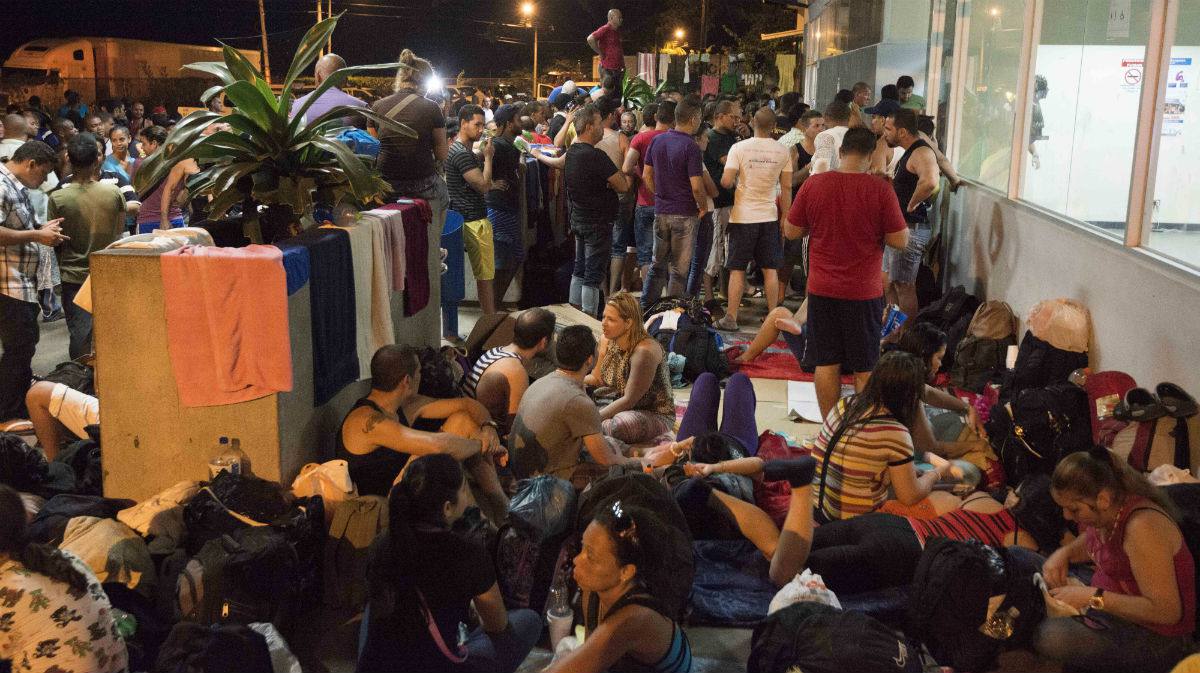 Hace cuatro años, cientos de migrante cubanos causaron una crisis en Panamá. (Foto: Hemeroteca PL)