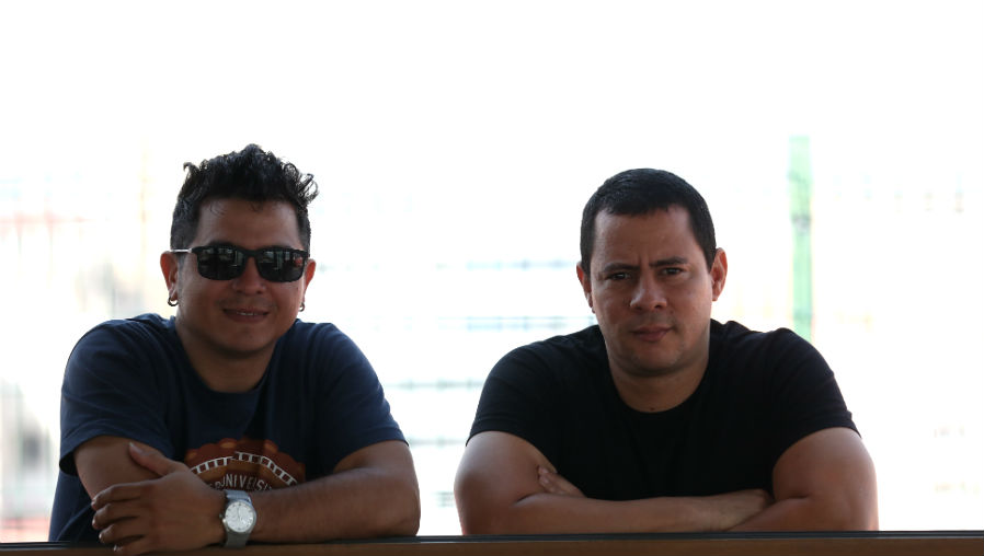 Yoel Martínez Rodríguez y Israel Rojas Fiel, fundaron el grupo Buena Fe. (Foto Prensa Libre: Keneth Cruz)