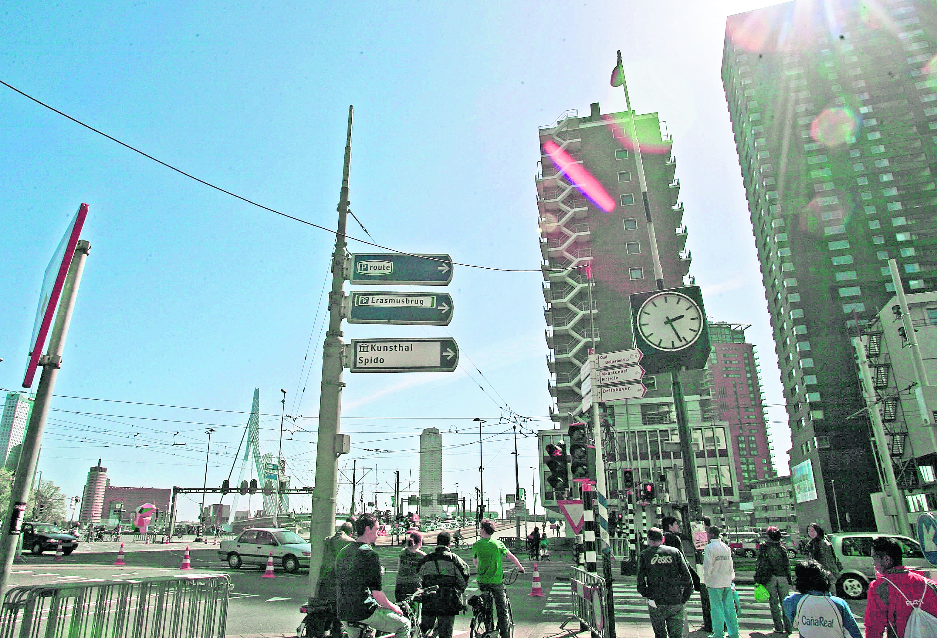 Calles de la ciudad, Puerto de Rotterdam,  Holanda, donde un tribunal autorizó las pruebas de ADN. (Foto Prensa Libre: Fernando Ruiz)
