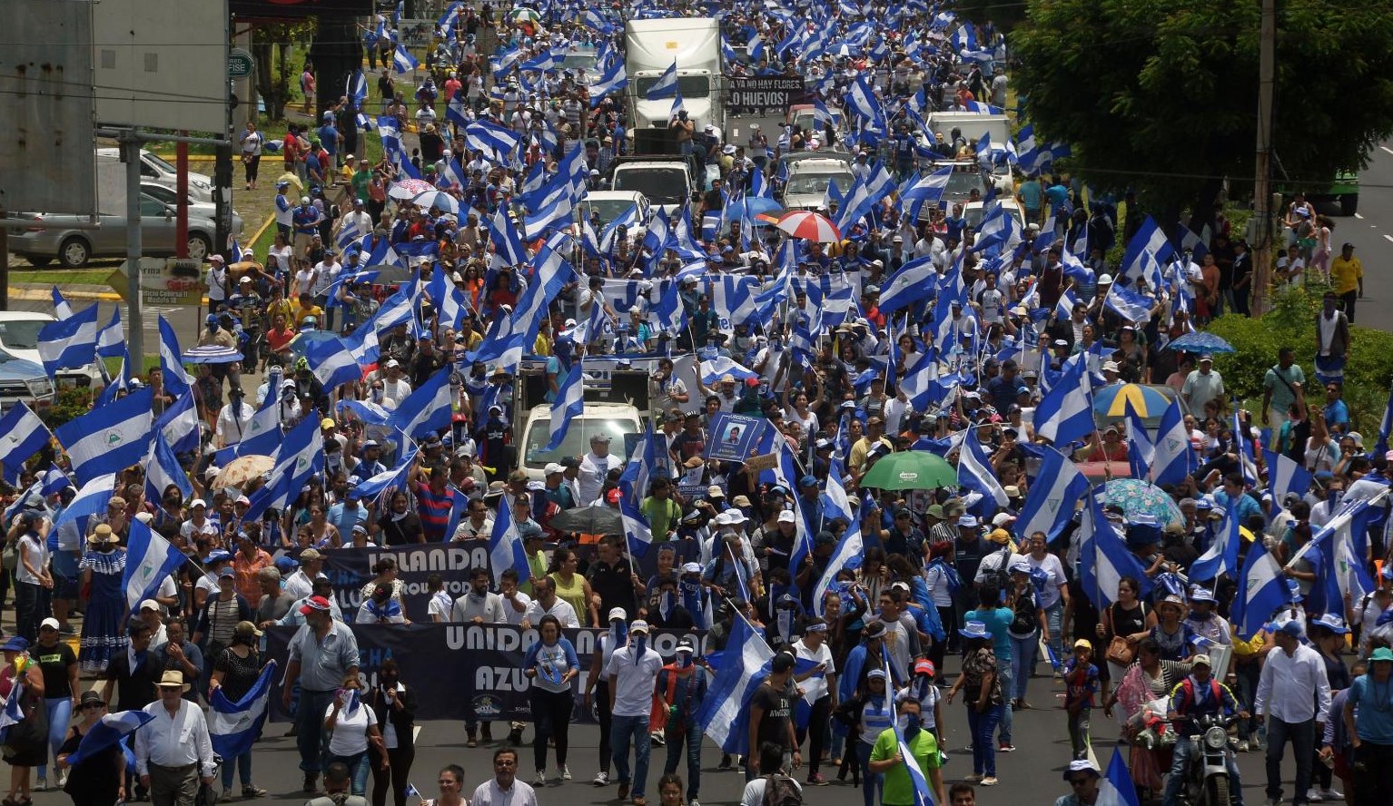 Protestas, enfrentamientos y violencia han sido constantes en Nicaragua desde abril del 2018 con la crisis sociopolítica. (Foto, Prensa Libre: Hemeroteca PL). 