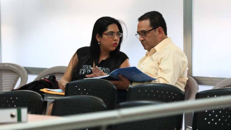 Sammy Morales, en una audiencia del juicio en su contra por el caso Botín en el Registro de la Propiedad. (Foto Prensa Libre: Hemeroteca PL)