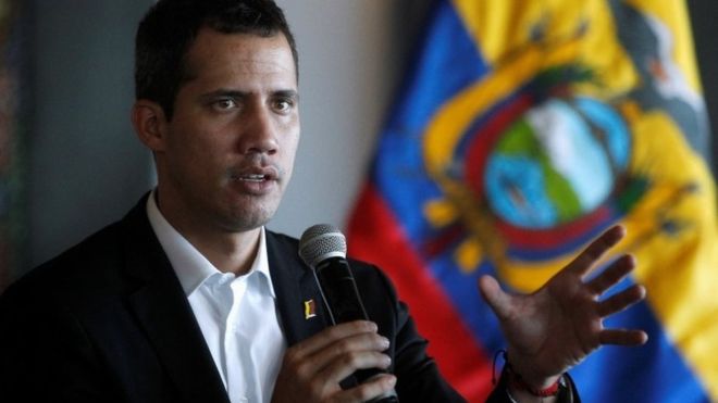 Juan Guaidó salió de Venezuela el pasado 23 de febrero y desde entonces ha hecho una gira por varios países de Sudamérica. REUTERS