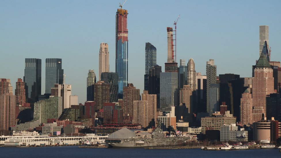 La silueta de Nueva York se renueva con sus rascacielos ultra finos. (Foto Prensa Libre: Getty Images)