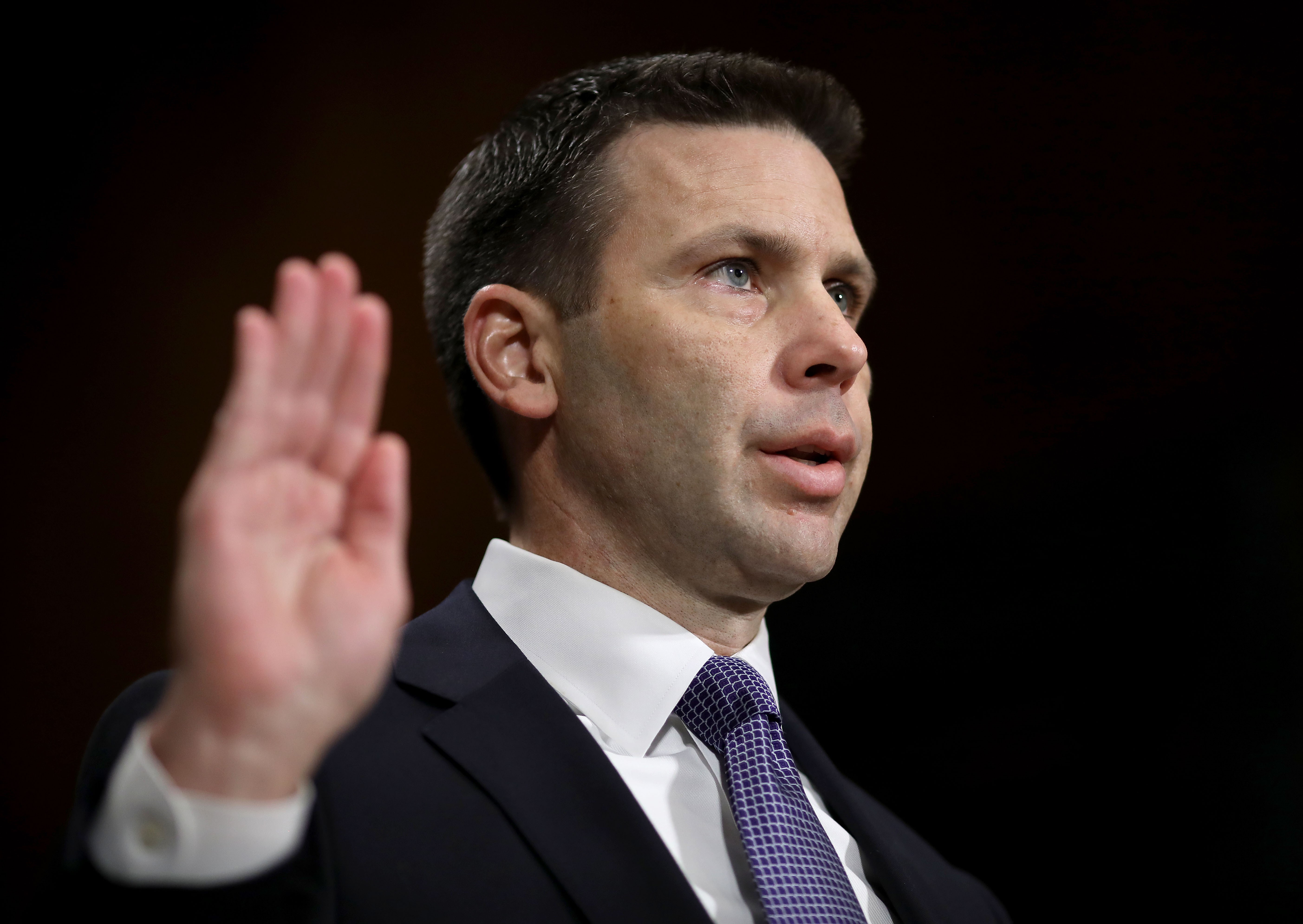 Kevin K. McAleenan, estará al frente del Departamento de Seguridad Nacional. (Foto Prensa Libre. AFP)