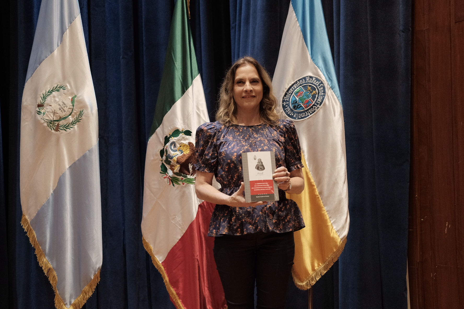 Beatriz Gutiérrez Mueller, escritora de México, visitó Guatemala. (Foto Prensa Libre: J. Ochoa)