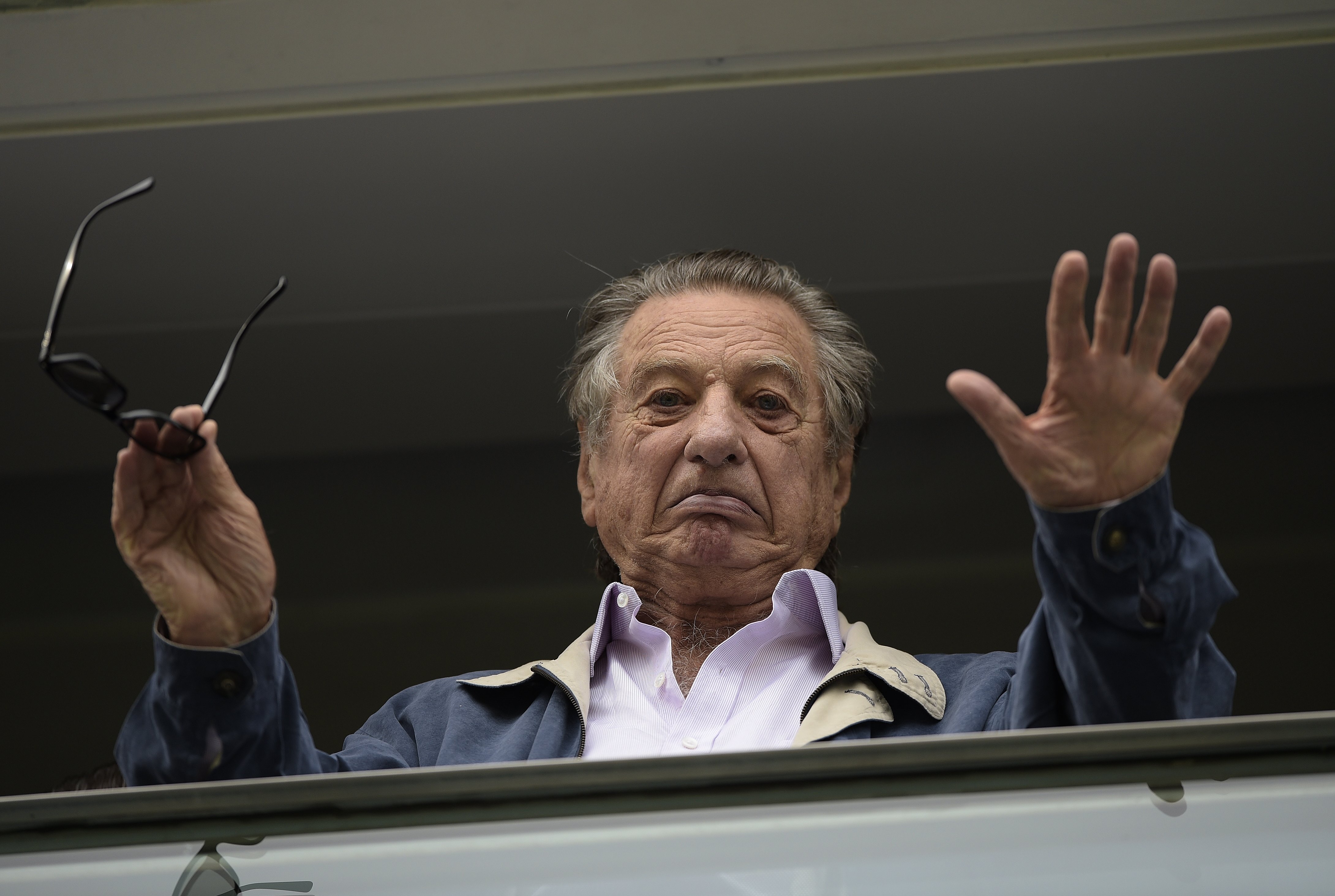 Franco Macri, padre del presidente de Argentina Mauricio Macri, a los 88 años de edad. (Foto Prensa Libre: AFP)