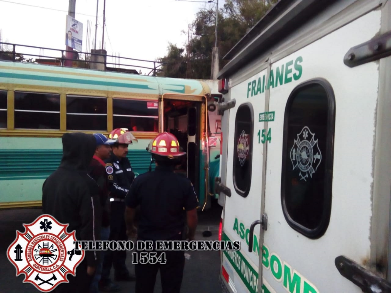 Bomberos Municipales Departamentales atendieron la emergencia. (Foto: BMD)
