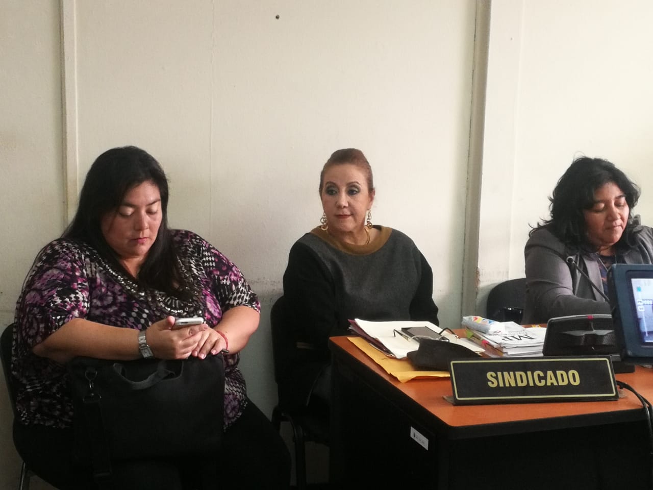La magistrada separada de la Corte Suprema de Justicia, Blanca Stalling, dijo que "no le interesa" la visa de Estados Unidos. (Foto Prensa Libre: Juan Diego González)