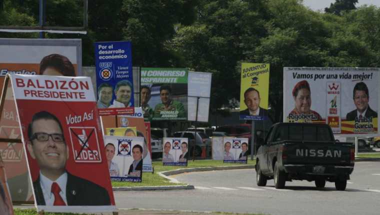 La propaganda de los partidos políticas será regulada por el TSE. (Foto Prensa Libre: Hemeroteca PL)