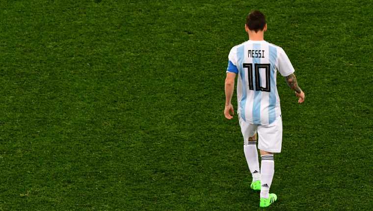 El delantero argentino Lionel Messi no juega con Argentina desde el Mundial de Rusia. (Foto Prensa Libre: Hemeroteca PL)