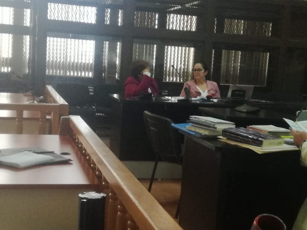 Dora Elizabeth Bonilla Berger aceptó los cargos en el caso Manipulación de Justicia. (Foto Prensa Libre: Sucely Contreras/Guatevisión)