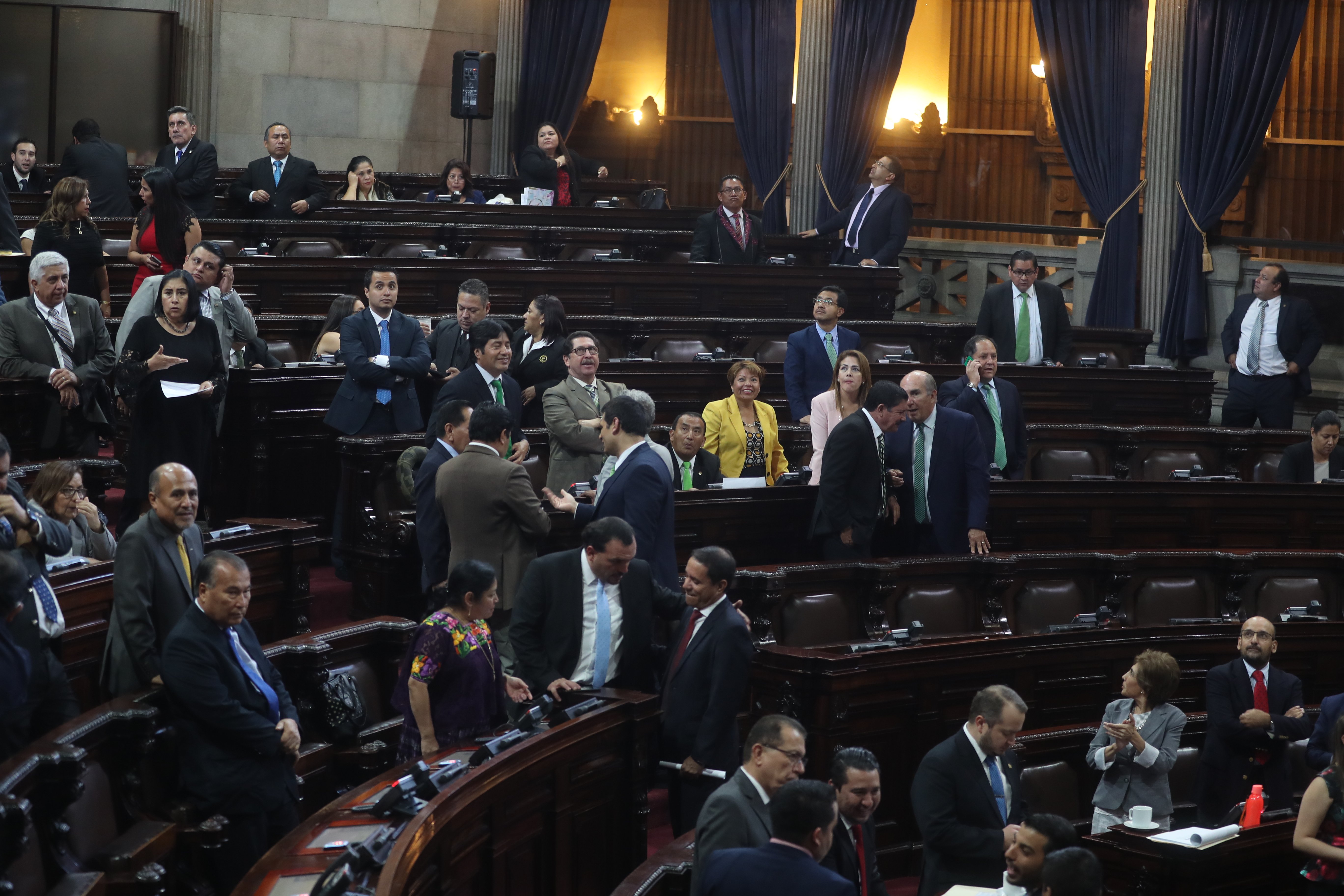 El pleno del Congreso de la próxima legislatura estará integrado en su mayoría por diputados que no fueron reelectos. (Foto Prensa Libre: Hemeroteca PL)