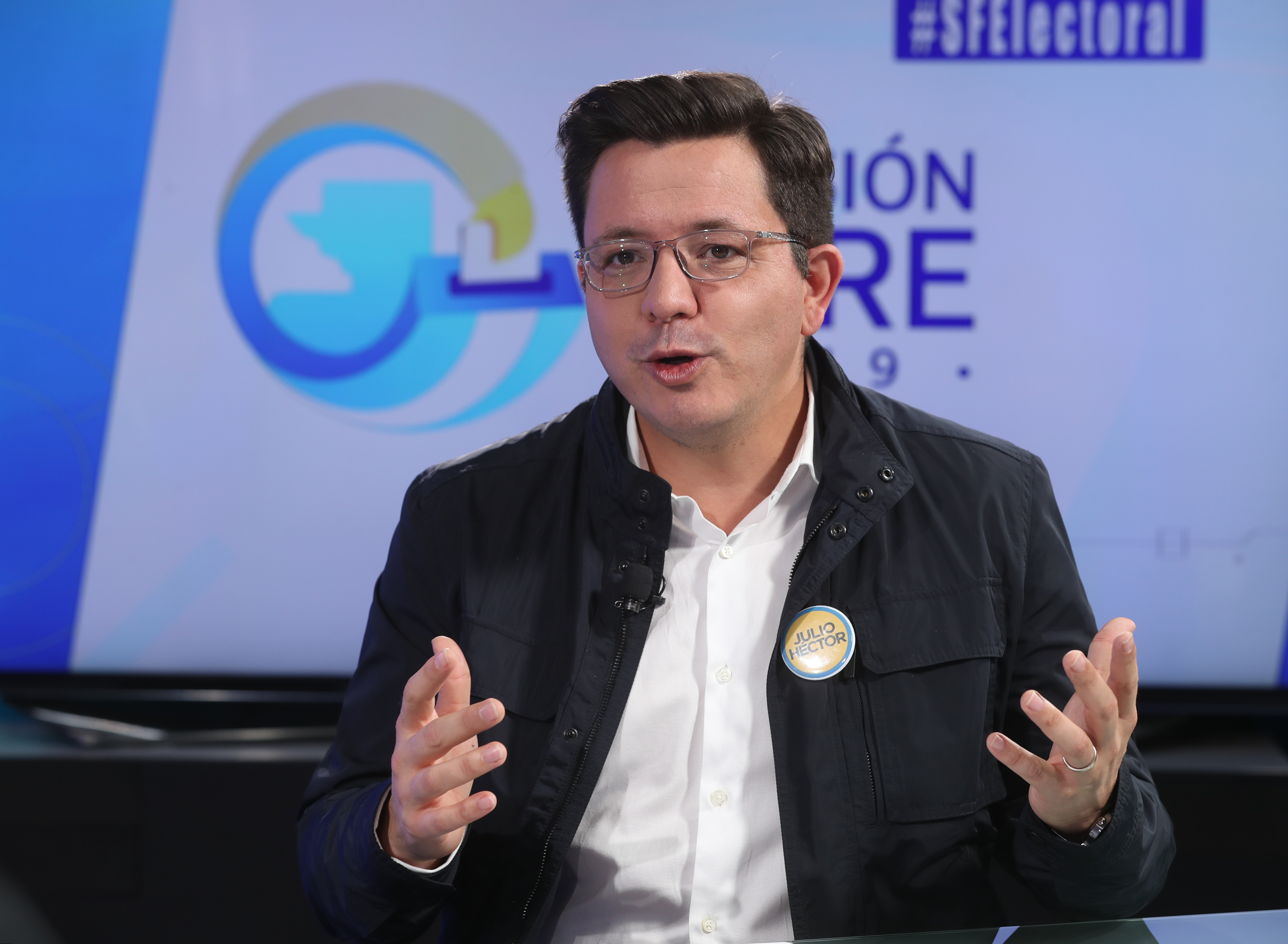 Julio Héctor Estrada busca la presidencia por primera vez por el partido CREO. (Foto Prensa Libre: Hemeroteca PL)