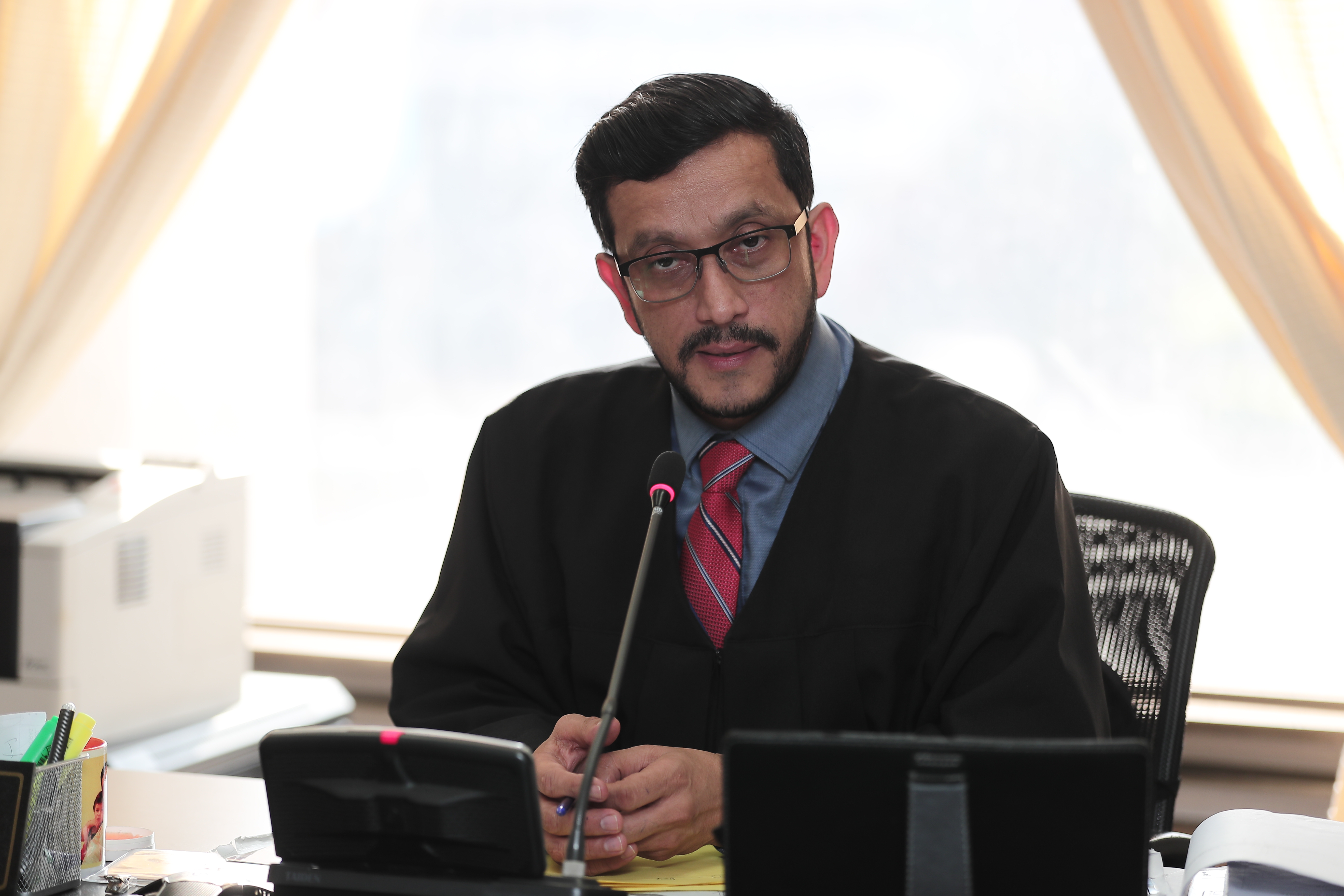 Víctor Cruz, juez Décimo de Instancia Penal. (Foto Prensa Libre: Hemeroteca PL)