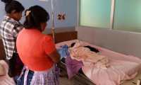 Niño quemado en incendio permanece en observación en un centro asistencial de Jalapa. (Foto Prensa Libre: Hugo Oliva)