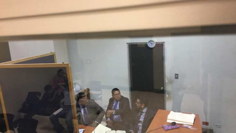 En el Juzgado de Turno de Femicidio compareció el exjefe de seguridad del OJ, Roberto Mota Bonilla. (Foto Prensa Libre: Juan Carlos Pérez)