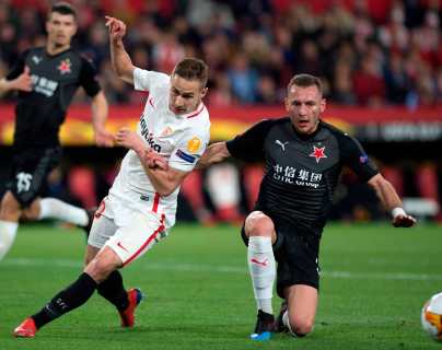 Sevilla se complica en Europa League con empate 2-2 ante Slavia Praga