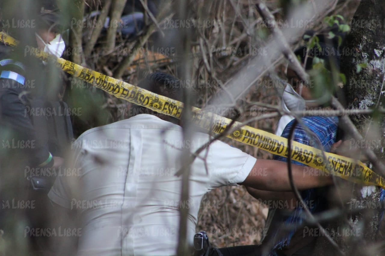 Lugar del hallazgo del cadáver de la británica Catherine Shaw, en un cerro de San Juan La Laguna.  (Foto Prensa Libre: cortesía Lucho Hernández)