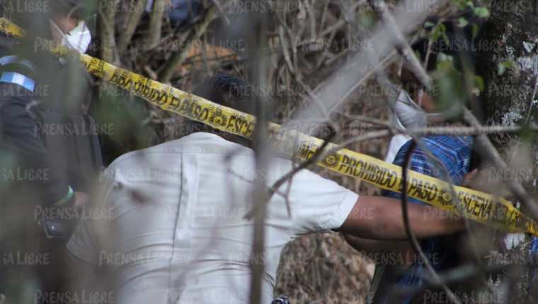 Lugar del hallazgo del cadáver de la británica Catherine Shaw, en un cerro de San Juan La Laguna.  (Foto Prensa Libre: cortesía Lucho Hernández)