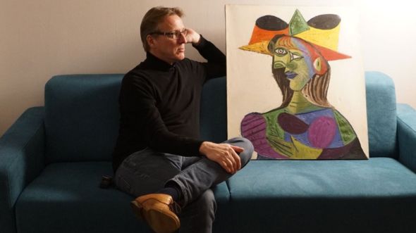 Arthur se pasó cuatro años buscando el retrato de Picasso. (Foto Prensa Libre: TETTEROO)