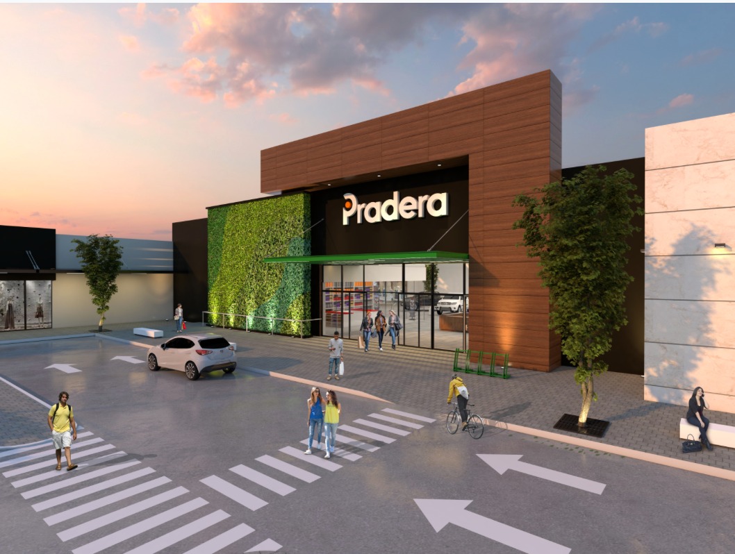 Así se verá el centro comercial Pradera Zacapa. (Foto Prensa Libre: cortesía)