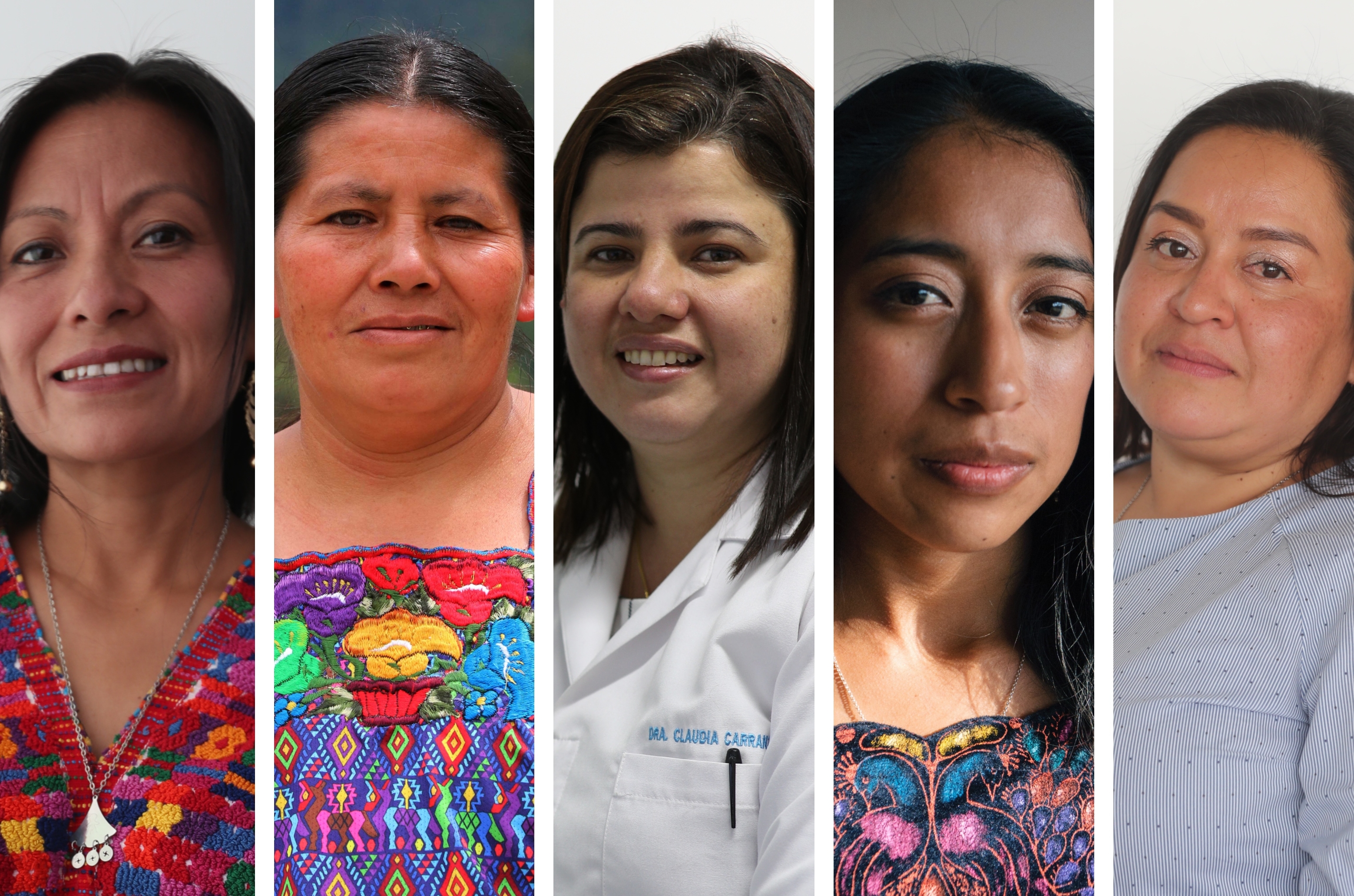 Angelina Aspuac, Herlinda Xol, Claudia Carranza, Mercedes Coroy y Dulce Barrera son guatemaltecas que inspiran. 