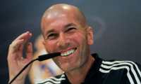 GRAF2408. MADRID, 30/03/2019.- El entrenador del Real Madrid, Zinedine Zidane, durante la rueda de prensa que ha ofrecido en la Ciudad Deportiva de Valdebebas para hablar del partido de Liga de mañana frente al Huesca. EFE/Juanjo Martín