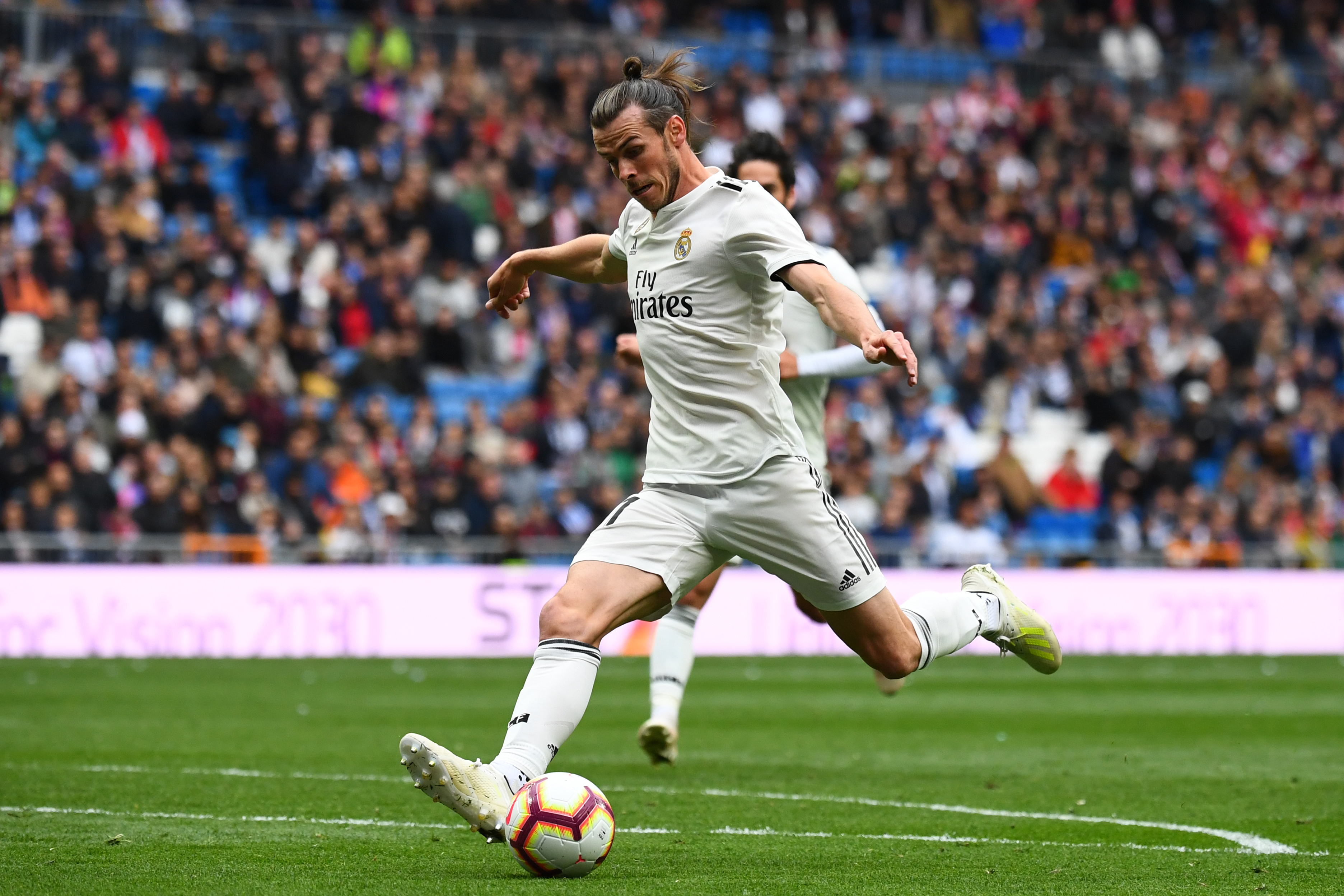 Gareth Bale ha tenido un año complicado en el Real Madrid. (Foto Prensa Libre: AFP) 