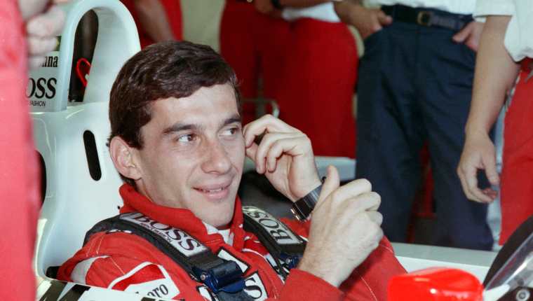 Ayrton Senna falleció el 1 de mayo de 1994 durante el Gran Premio de San Marino. (Foto Prensa Libre: AFP)