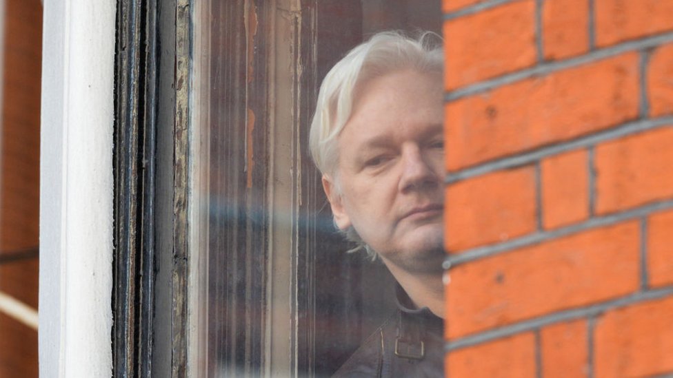 Julian Assange se encontraba en la Embajada de Ecuador desde 2012. Foto:Getty Images