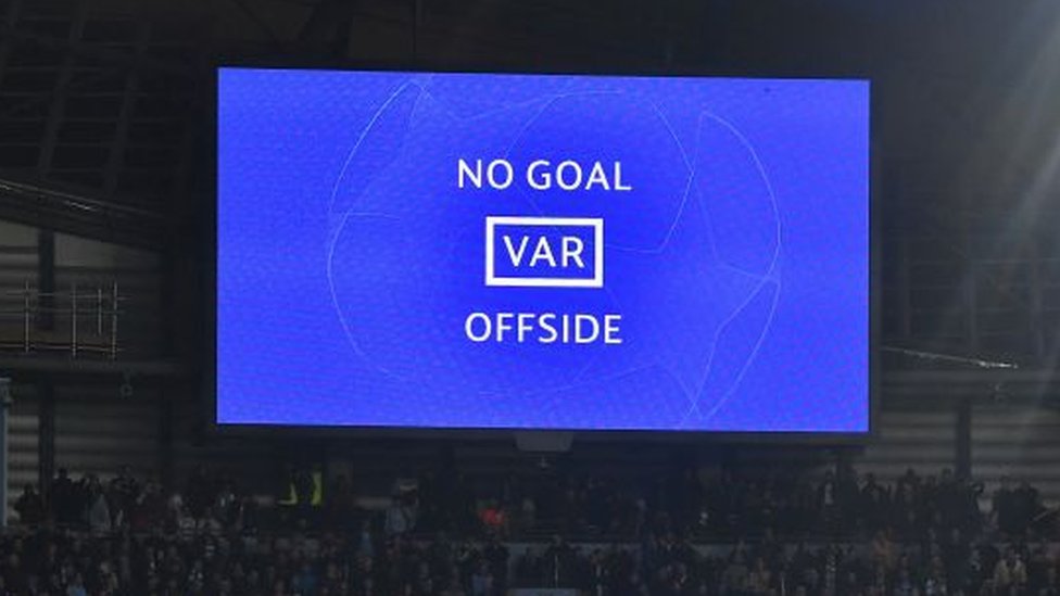 Este fue el simple pero contundente mensaje que destrozó los corazones del Manchester City cuando terminaba el partido frente a los Spurs en los cuartos de final de la Liga de Campeones. Foto: Getty Images