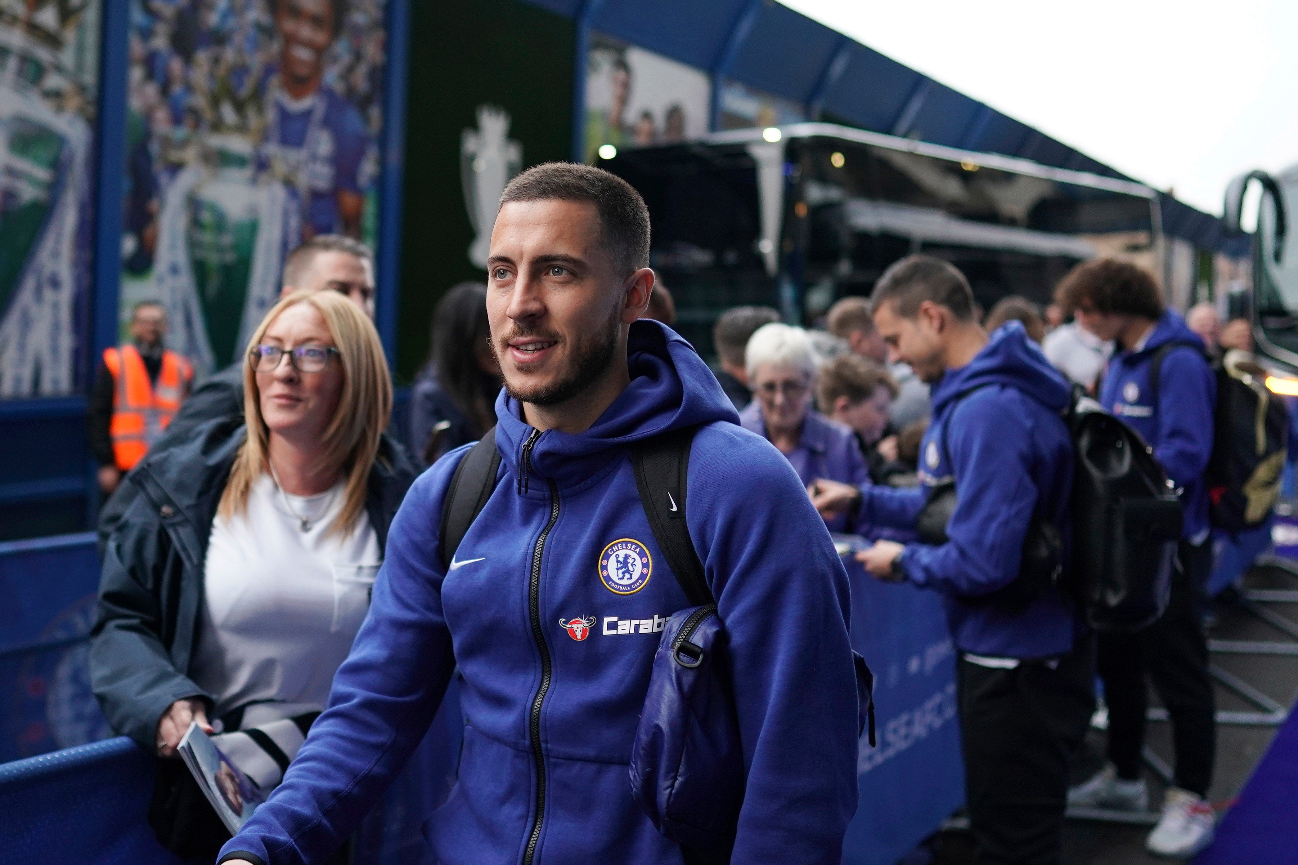 El extremo izquierdo belga del Chelsea CF Eden Hazard. (Foto Prensa Libre: EFE)