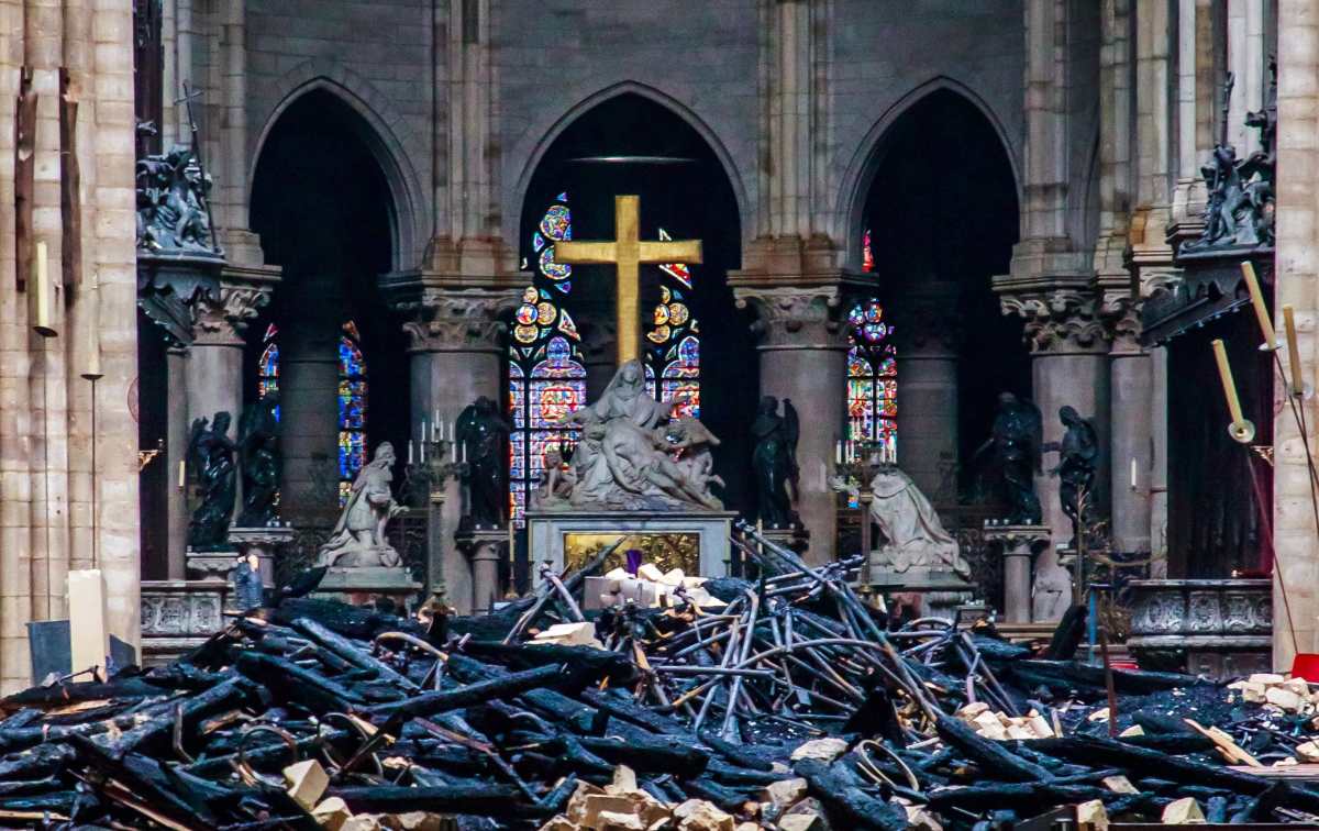 Fotogalería: Notre Dame, un día después del incendio