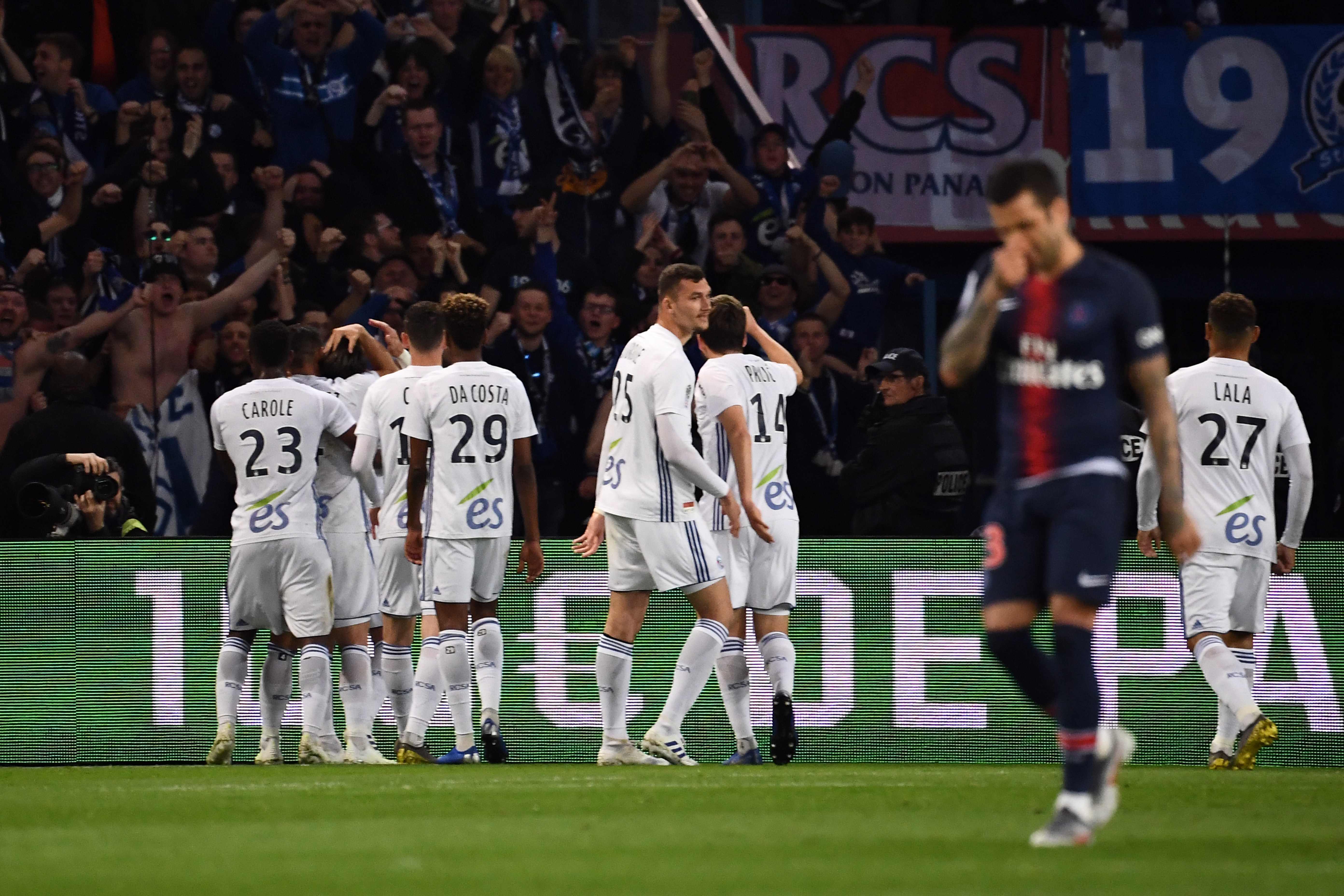 El PSG no pudo festejar la victoria ni el título. (Foto Prensa Libre: AFP)