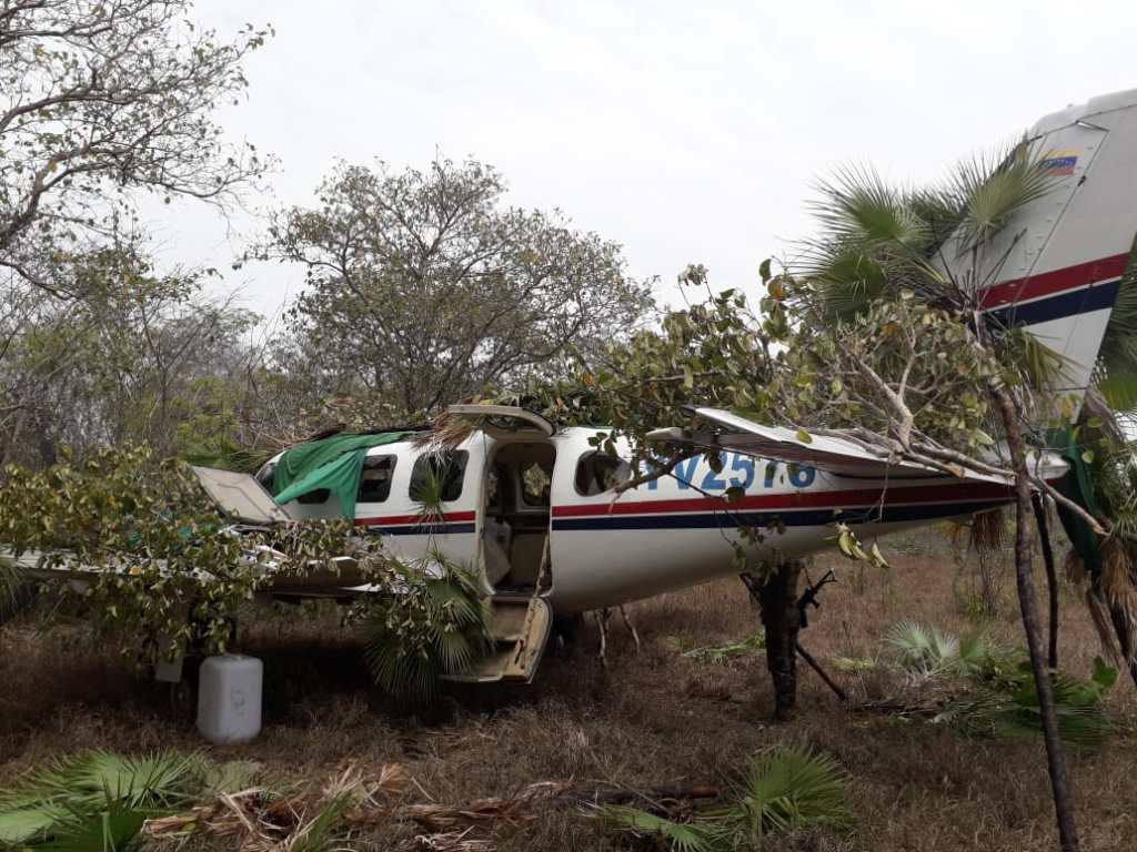 Avioneta encontrada en Petén tiene matrícula venezolana y estuvo bajo investigación